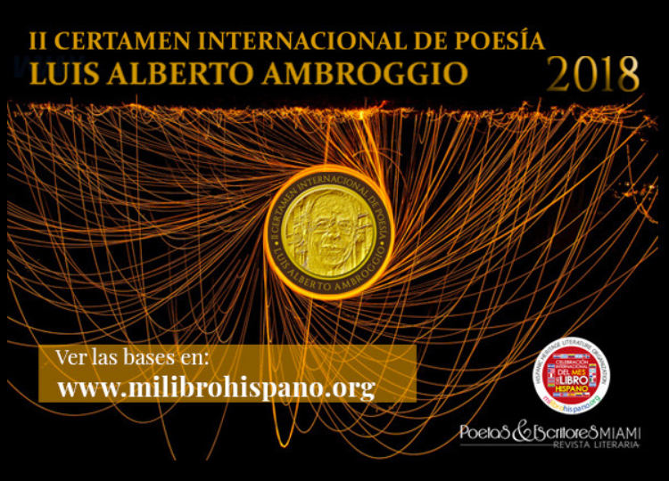 El Certamen Internacional de Poesía Luis Alberto Ambroggio anuncia a los finalistas 2018
