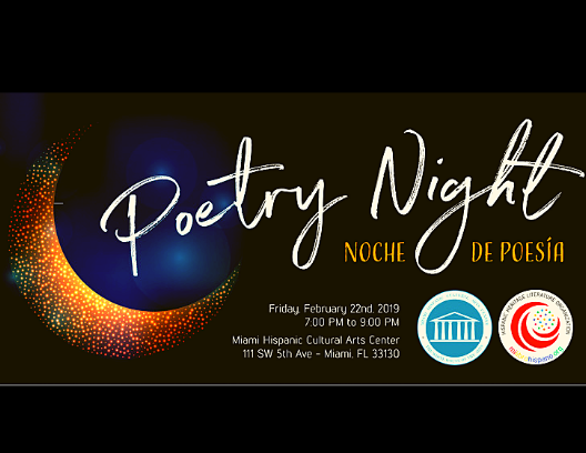 02/22/19 Poetry Night / Noches de Poesía en Miami