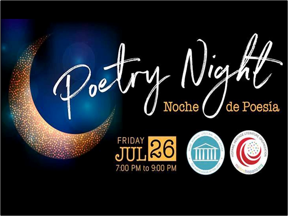 07/26/19 - 4th Poetry Night / Noche de Poesía.