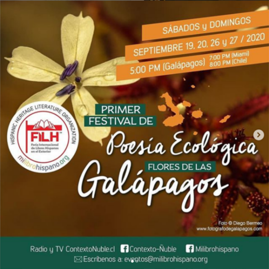 I Festival de Poesía Ecológica Flores de las Galápagos 2020