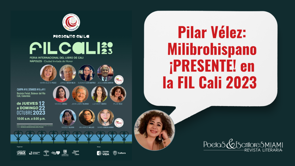 Pilar Vélez, presidenta de Milibrohispano confirma la participación en la FIL Cali como parte de un compromiso continuo con la cultura y la literatura hispana.