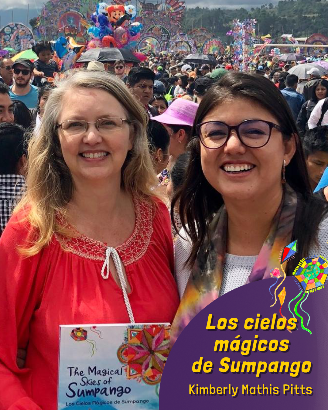 Honrando a los antepasados, en Los cielos mágicos de Sumpango, de Kimberly Mathis Pitts