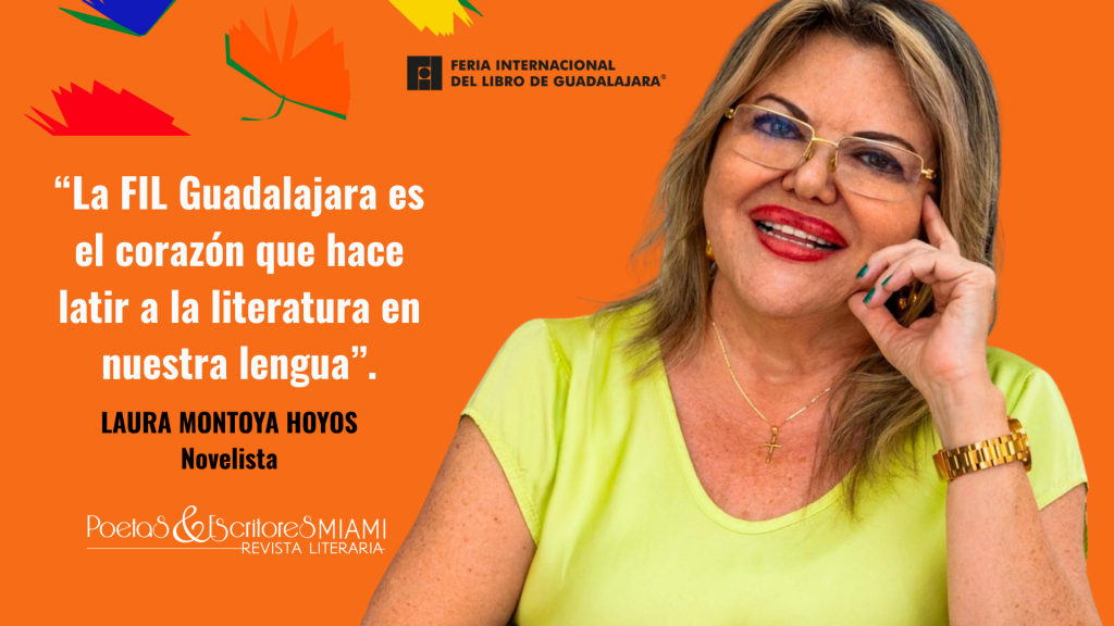 En esta crónica íntima y reflexiva, la novelista Laura Montoya Hoyos comparte su experiencia en la Feria Internacional del Libro de Guadalajara, uno de los encuentros literarios más importantes del mundo hispanohablante. Desde la presentación de su libro Vivir Eternamente hasta el diálogo con lectores, editores y autores de distintas latitudes, la autora reflexiona sobre el valor de las ferias del libro como espacios de encuentro, crecimiento y construcción de la literatura en nuestra lengua.