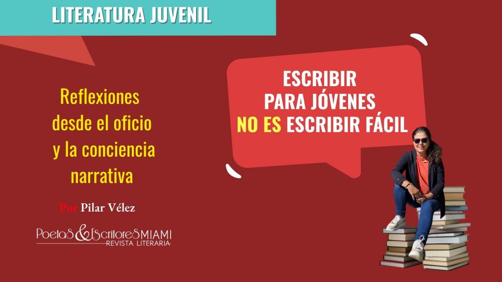 Escribir para jóvenes no es escribir fácil. A partir de la experiencia de crear sus primeras novelas juveniles, Pilar Vélez reflexiona sobre los retos narrativos de este género, la responsabilidad del escritor frente a lectores en formación y la relación entre edad, experiencia vital y honestidad literaria. El artículo explora cómo la novela juvenil exige rigor, profundidad emocional y respeto por el lector, lejos de la condescendencia o las etiquetas editoriales. Una mirada desde el oficio sobre la juventud, el ritmo narrativo y la escritura como acto de conciencia.